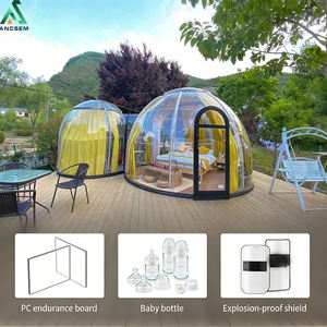 Casa Burbuja con Techo de Cielo Estrellado ANCSEM, Cabaña Prefabricada Tipo Domo, Suite de Glamping de Lujo para Estadías Cortas, Espacio de Vida Exterior Personalizado - Product Image 6