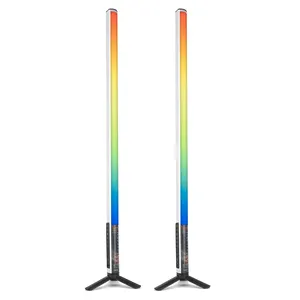 De gros de poche tube lumière-Luminarc-en-ciel luxuriso Mood1, avec Tube LED RGB, 85cm, portatif, éclairage musical, rythme, pour Film vidéo