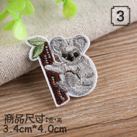 Yiwu Wintop Hot Sale Schattige Kleine Dierlijke Vorm Cartoon Borduurpatches Voor Kinderen Kleding