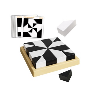 Blocs cachés Puzzle jouet logique pensée Train jeu de raisonnement spatial 80 niveau défi blocs de construction Puzzle jeu de casse-tête - Product Image 1