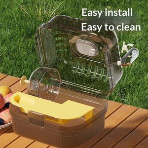 Cage à <span class=keywords><strong>hamster</strong></span> d'intérieur portable en PP, ventilation, sac à miel, pour shrews, seiche, ours doré, fournitures pour petits animaux, cage en gros - Product Image 3