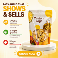 Sachet Doypack refermable en Mylar avec fenêtre transparente et logo personnalisé pour l'emballage de snacks et de fruits secs