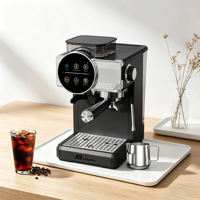 Cafetera Espresso Anbolife Bean to Cup, 20 Bares, Molinillo Integrado, Control de Temperatura PID, Panel Táctil, Fabricación OEM