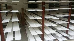 لوحة تشذيب 1x12 Gesso معدة بإصبع joined S4S قوالب S4S مغلفة مسبقًا خشب صنوبر راياتا أبيض حديث مكتب منزلي 3 متر أو مخصص - Product Image 6