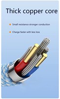 Cable de Carga Rápida de 60W 3A, Tipo-C PD, 1m/2m/3m, Cable de Datos Trenzado de Nailon para Teléfono Móvil, Laptop, Banco de Energía, Cámara, Impresora
