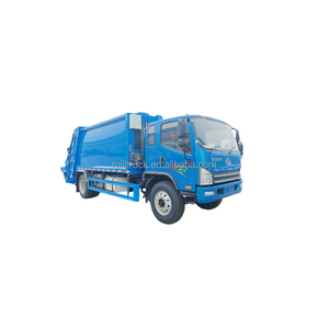 Camion compacteur de déchets Shacman 4x2 d'occasion, 12-18 m³ de capacité, avec bras de compression automatique et pompe à bras oscillant - Product Image 2