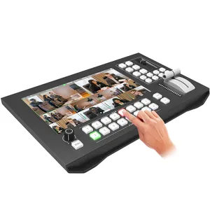 Multi Camera Video 8 Channels Video Input RTMP Black Magic Video Mixer Switcher Live Streaming