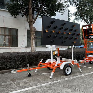 แผงพลังงานแสงอาทิตย์ปรับแสงอัตโนมัติลงสัญญาณ LED กรอบพับทิศทางได้ลูกศรช่วยลูกศรบนรถพ่วง - Product Image 5