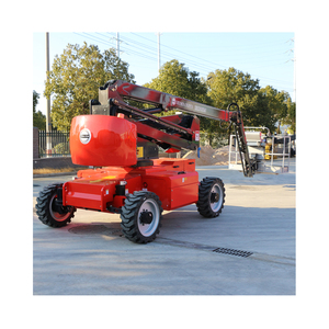 รถกระเช้าบูมยืดหดได้แบบเคลื่อนที่ได้ ยี่ห้อ Evergreen Bobcat รุ่น Articulated Telescopic Boom Lift ขนาด 12-44 เมตร แบบล้อ - Product Image 1