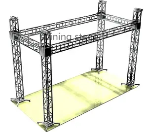 Hochwertige 400*400mm Aluminium-Bühnenrahmen-Fachwerk struktur/Event-Beleuchtungs zapfen DJ-Fachwerk/Gebrauchtes Aluminium-Fachwerk