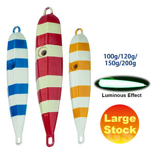 Guosong Luminous Lead Jigging Metal Long Casting Big Game Pesca Calamar Falda <span class=keywords><strong>Madai</strong></span> - Product Image 5