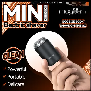 Portable Mini USB Rechargeable Razor Cordless Electric Trimmer Shaving Head Beard Shaver for men