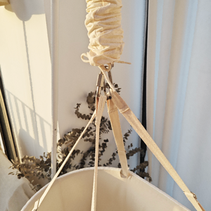 Овальный детский гамак-люлька с регулируемой высотой, ремнями безопасности и дышащим матрасом, для использования в детской и в помещении - Product Image 2