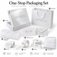 Boîte d'expédition en carton ondulé blanc brillant personnalisée avec logo en feuille d'argent pour les marques de beauté, de soins de la peau, de mode et d'e-commerce
