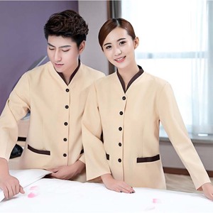 Uniformes personnalisés pour le personnel <span class=keywords><strong>de</strong></span> l'hôtel Vêtements <span class=keywords><strong>de</strong></span> <span class=keywords><strong>travail</strong></span> pour femmes <span class=keywords><strong>de</strong></span> <span class=keywords><strong>chambre</strong></span> et femmes <span class=keywords><strong>de</strong></span> <span class=keywords><strong>chambre</strong></span> avec logo brodé Uniformes pour le personnel d'entretien ménager - Product Image 3