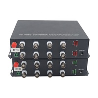 Convertisseur numérique vidéo fibre optique 16 canaux BNC 1080P AHD CVI TVI pour caméra CCTV Hikvision Dahua