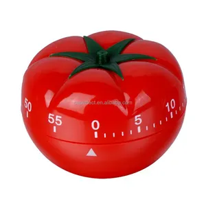 Temporizador de contagem regressiva mecânico de cozinha, pequeno formato de tomate