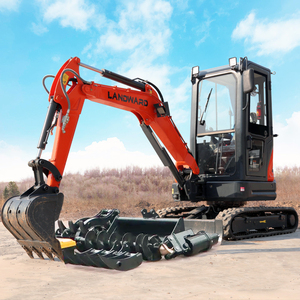 Mini-excavatrice sur chenilles LANDWARD 3,5 tonnes avec moteur EPA, idéale pour la ferme et la maison, prix compétitif - Product Image 4