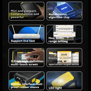 Réflectomètre optique à domaine temporel (OTDR) miniature <span class=keywords><strong>ZS1000</strong></span>, 6 en 1, portée de 80 km, avec fonctions VFL, IOLA, OPM, OLS pour équipement de fibre optique - Product Image 5