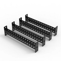 Kit de bielles multi-tailles pour l'extension et le renforcement des racks de squat - Barre transversale robuste pour Power Rack