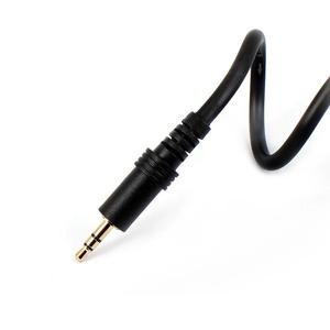 Câble audio mâle-mâle 3,5 mm noir, épaisseur de gaine 4 mm, extension AUX pour utilisation audio-vidéo automobile - Product Image 3