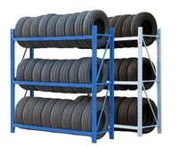 Supports de roues en acier, présentoir de pneus de voiture, rayonnage pour pneus de camion lourd, supports de pneus de rechange pour moto