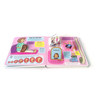 Libro <span class=keywords><strong>Pop</strong></span>-<span class=keywords><strong>up</strong></span> 3D con Stampa a Colori, Copertina Rigida, Libro Sensoriale con Alette da Sollevare in Inglese per Bambini, Libro Cartonato Personalizzato - Product Image 5