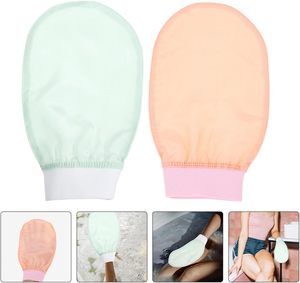 ถุงมือขัดผิวไหมแท้ 100% จากตุรกี รูปทรงวงรี สำหรับดูแลผิวกาย ขายดีจากโรงงาน (OEM) - Product Image 3