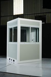 Cabine de sécurité portable élégante en métal, kiosque temporaire, cabine de sécurité, petite caserne de garde, cabine de sécurité moderne en extérieur - Product Image 2