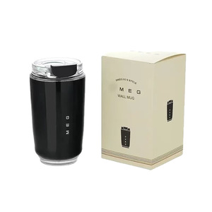 แก้วน้ำเก็บความร้อน SMEG สแตนเลส 304 ขนาด 12 ออนซ์ แก้วกาแฟแบบพกพาพร้อมฝาปิด สำหรับใช้งานกลางแจ้ง - Product Image 5