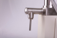 Machine de remplissage de liquides de haute précision A03 pour boissons, miel, confiture, vernis à ongles, crème cosmétique, trémie en acier inoxydable 304, 10L, 220V