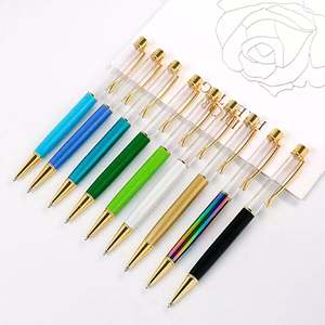 Stylo vide transparent vide pour bricolage, 1 pièce, fleurs séchées, huile hélium, diamant rempli de diamant, réaliser soi-même, à boule de cristal scintillant, avec <span class=keywords><strong>Tube</strong></span> - Product Image 2