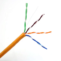 CMP Cat5e Ft6 Cat5 4P 26awg ETL 24AWG Cobre 1000ft Cat5e 305m Cable de red UTP blanco