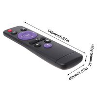 Télécommande IR pour H96 Max Smart TV Box Android 10/9.0 Lecteur multimédia 4K Décodeur