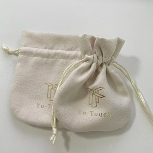 Sac d'emballage pour parfum personnalisé de haute qualité avec cordon de serrage, sac cadeau chic, pochette en microfibre de luxe pour boucles d'oreilles et bijoux avec logo - Product Image 5
