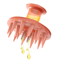 Applicateur de soin capillaire Head SPA, nouvelle arrivée, 2 en 1, applicateur d'huile capillaire en silicone, brosse de massage du cuir chevelu, peigne à huile capillaire pour la croissance des cheveux