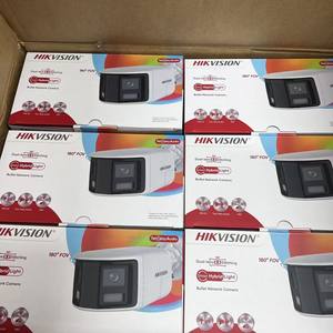 <span class=keywords><strong>Hikvision</strong></span> DS-2CD1T83G2P-LIUF/SL 8MP 4K 180 °   Caméra IP panoramique, détection humaine/véhicule AcuSense, stroboscope rouge-bleu, PoE, IP67 - Product Image 3