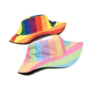 New Design Fashion Unisex <strong>Cheap</strong> Spring Summer Rainbow Pattern Fisher <strong>Bucket</strong> <strong>Hats</strong> Floral Printing <strong>Bucket</strong> <strong>Hat</strong> - Product Image 3