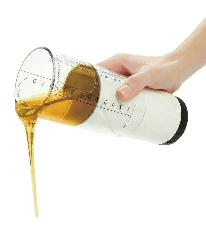 अमेज़न गर्म बिक्री प्लास्टिक समायोजित मापने उपकरण समायोज्य मापने कप 2 कप मापने कप