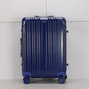 Valise trolley à cadre en aluminium 24 pouces, roues silencieuses et durables, bagage cabine et de soute - Product Image 1