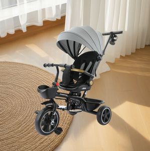 Bicicleta de <span class=keywords><strong>asiento</strong></span> <span class=keywords><strong>reclinable</strong></span> de 3 ruedas de bajo precio para bebés, niños, niños pequeños, <span class=keywords><strong>triciclo</strong></span> con <span class=keywords><strong>asiento</strong></span> giratorio, juguetes para montar, <span class=keywords><strong>triciclo</strong></span> para cochecito - Product Image 2