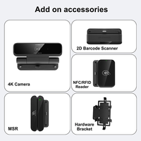 Kioscos de Venta de Boletos para Estaciones de Tren, Montaje en Pared, Android 14, Escáner de Código QR, Lector NFC, Terminal de Pago para Transporte Público