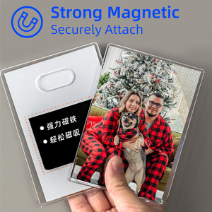 Nhà máy 3x5 <span class=keywords><strong>4x6</strong></span> 5x7 6x8 rõ ràng Acrylic tủ lạnh nam châm khung ảnh tùy chỉnh trống mini từ acrylic khung ảnh - Product Image 4