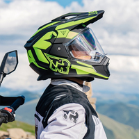 TG38 Vente en gros Casque de moto Ece Casque de moto à double lentille Casque de rallye de motocross pour hommes