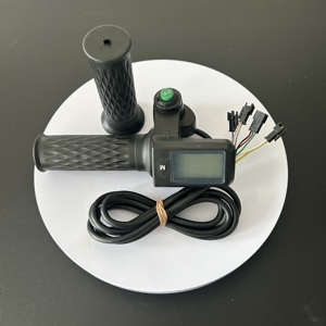 Kontrol kolu göstergesi ve gaz kelebeği LCD ekran Ebike büküm kilit anahtarı ile 36V-72V elektrikli bisiklet Cruise gaz kontrol - Product Image 4