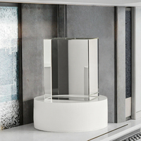 Expédition rapide, cube photo 3D en cristal K9 de luxe, durable, gravé au laser, souvenir, cadeau, 60*60*90mm