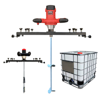 Équipement de mélange de peinture électrique portatif de haute qualité pour barils IBC industriels, petit mélangeur