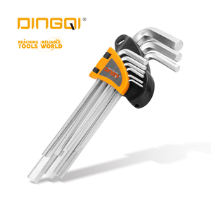 Dingqi allen key L loại Hex Key Hex key chìa khoá thiết lập ngắn 9-pc. Metric - Product Image 1
