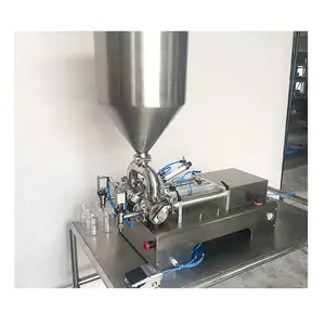 1-5000g semi-automatic horizontal sauce beverage canning machine with dual outlet explosion-proof paste canning machine