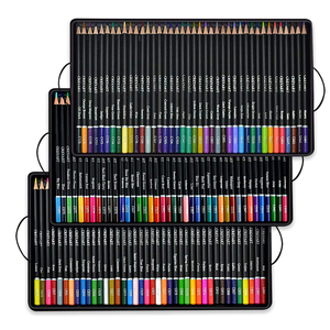 Set Professionale di 120 Matite Colorate in Scatola di Cartone per Artisti, per Schizzi <span class=keywords><strong>e</strong></span> Disegni con Colori Vivaci <span class=keywords><strong>e</strong></span> Mina Morbida - Product Image 6